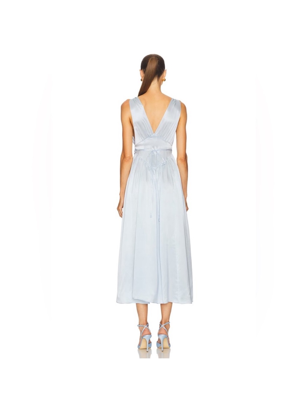 Helsa Celeste dress, light blue, size small - Picture 4 of 15